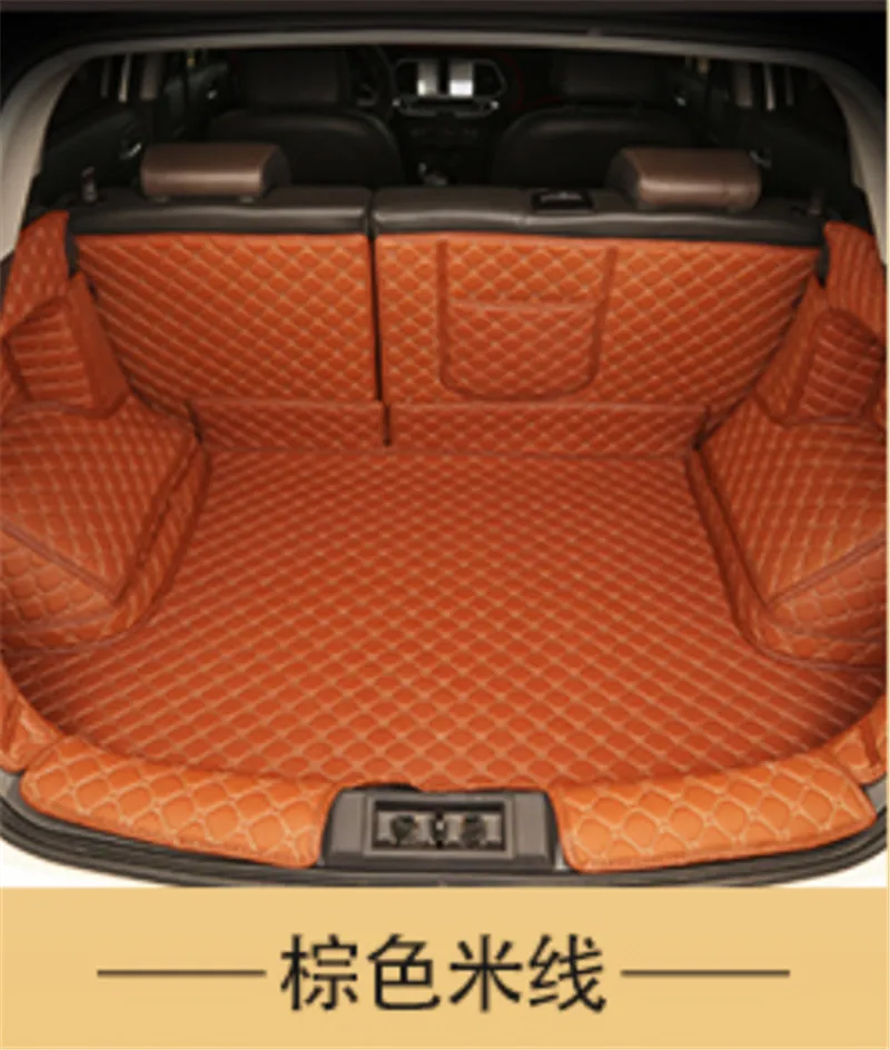 Už Chery Tiggo 8 2020-2021 7 sėdimos vietos 3D trimatis PU uodega dėžutės apsaugos kilimų trinkelėmis kamieno bagažo trinkelėmis, Automobilių stilius