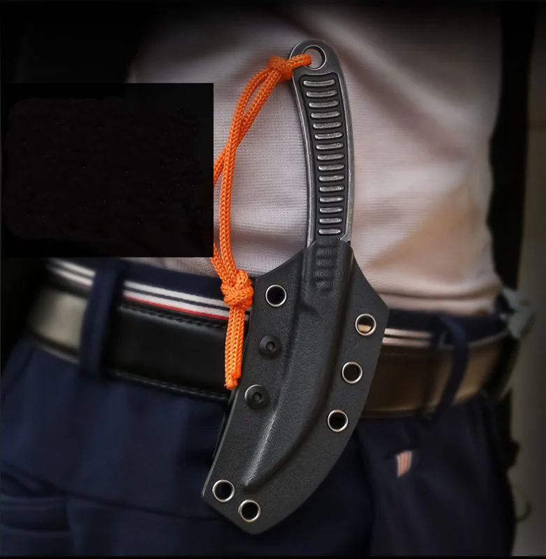 Nešiojamų taktiniai peiliai kišenėje medžioklės tiesus peilis Karambit letena fiksuotu K apvalkalas, lauko kempingas išgyvenimo EDC įrankiai