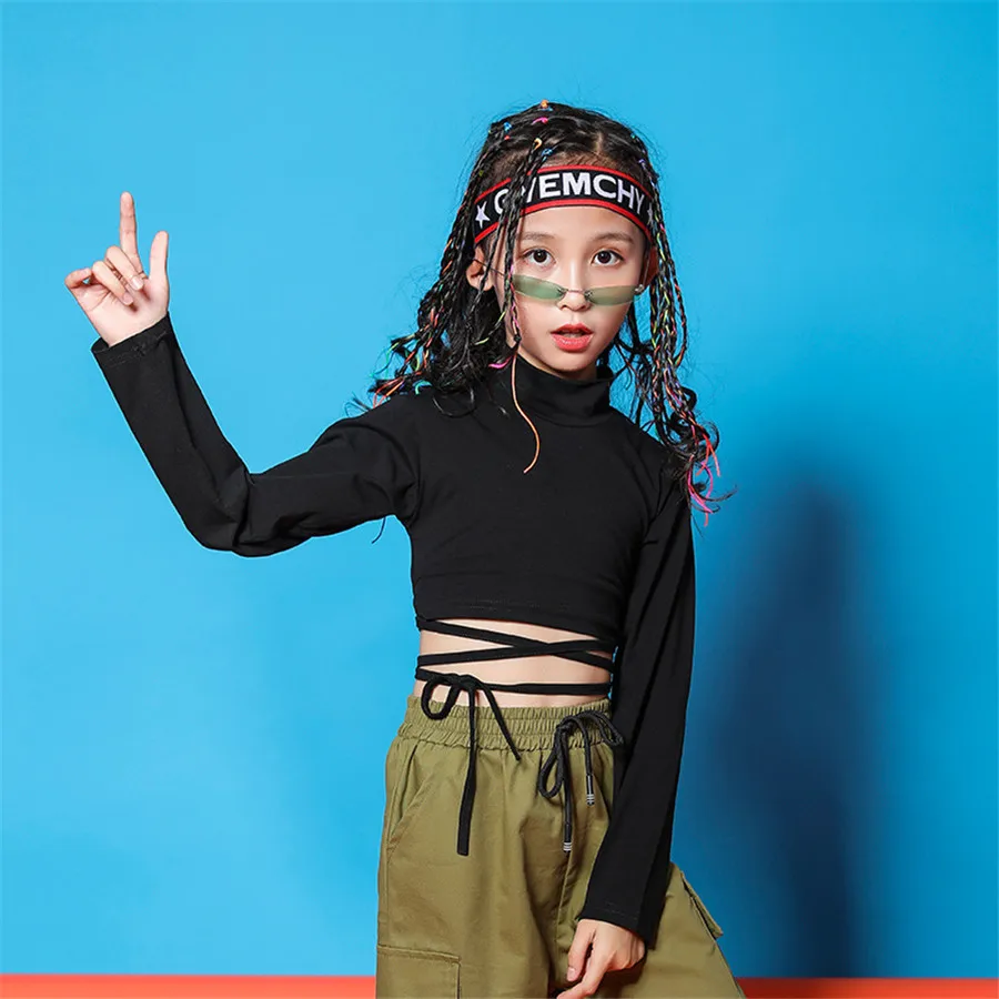 Džiazo Šokio Kostiumai Mergaitėms, Hip Hop, Gatvės Šokiai, Drabužių Dancewear Vaikų Etapo Rezultatus Komplektai