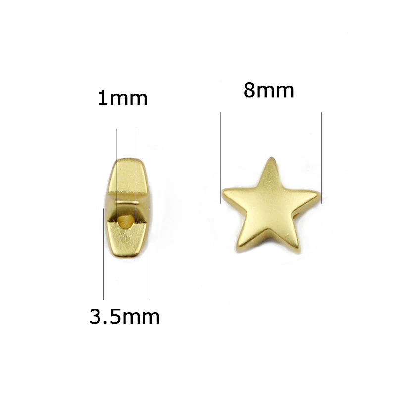 BTFBES penkiakampė žvaigždė, Matinis Rose Gold Silvers 8mm Hematitas Natūralus Akmuo, Skirtas Žavesio Rankų darbo Papuošalai, apyrankės Padaryti 