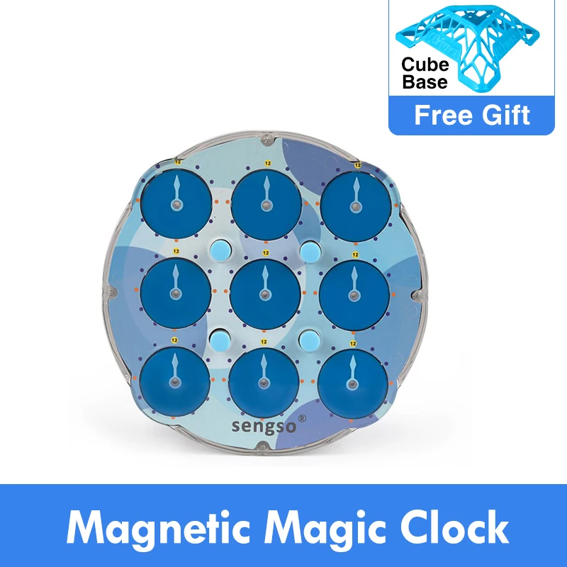 ShengShou Laikrodis M Magnetinių Greitis Magijos Kubo Galvosūkį Cubo Magico ntelligence Žaislai Vaikams