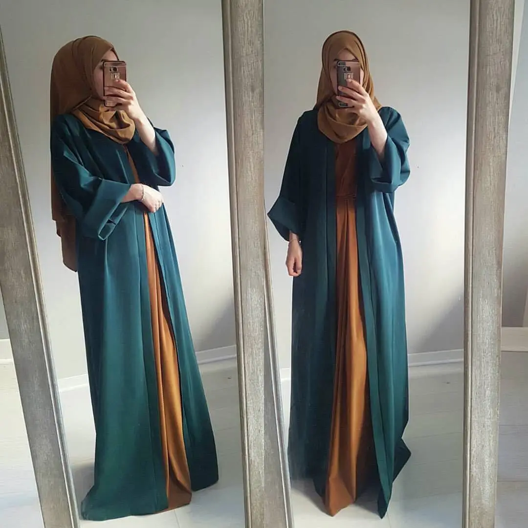 Islamo Drabužių Abaja Suknelė Moterims Dubajus turkų Musulmonų Maroko Kaftan Ilgas Chalatas, Nėriniai-up Kimono Hijab Vestidos Islamą, Arabų Ropa