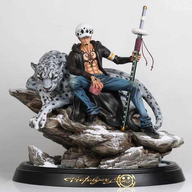 NAUJAS Gabalas Trafalgaro Teisės & Snow Leopard Pav GK Statula Anime Figūrinės Kolekcines Modelis Žaislas, lėlė dovana