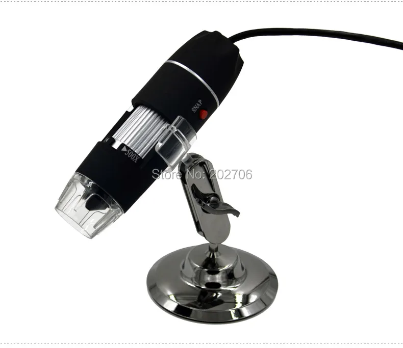 USB Skaitmeninis Mikroskopas 50X~ 500X 2MP Su 8 LED Vaizdo Kamera didinamasis stiklas 500X Zoom Loupes Su Mažmeninės Langelyje
