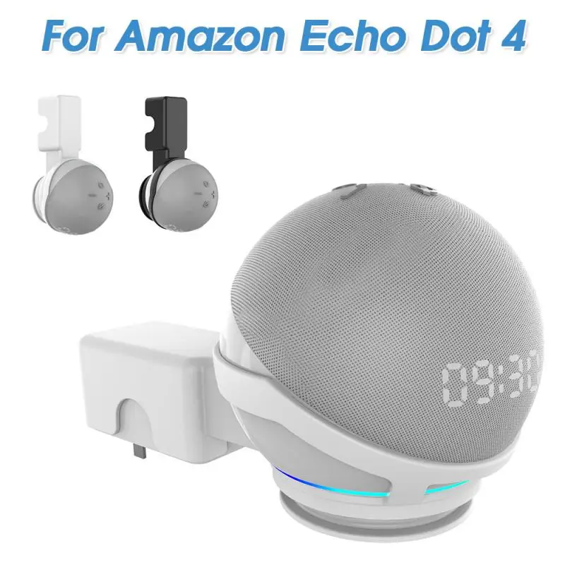 Naujausia Amazon Alexa Echo Dot 4 Kartos Lizdo Sieninis laikiklis Pakaba Laikiklio Stovas Erdvės Taupymo Laikiklis Priedai Jaukus Atveju