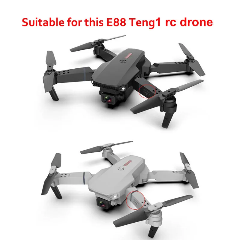 E88 teng1 Atsarginių Dalių tinka rc drone E525 LS-E525 rc Quadcopter Sraigto menčių važiuoklės apsaugas rinkinys