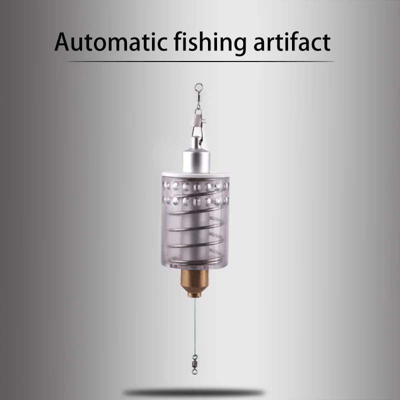 Automatinis Žvejybos Prietaisą Žvejybos Finansuojančiojo Spręsti Tingus Naktį Žvejybos Kablys Gaudyklės Narvelyje Masalas Konteineris Visiškai Automatinis Žvejybos Prietaisą