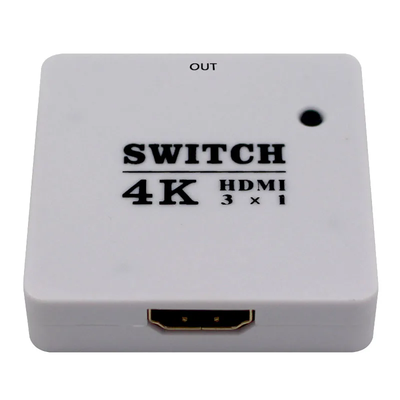 HDMI Switcher 3x1 1080P HDMI Switcher HDMI Switcher Konverteris Paramos 4k HDTV 1080P Vaizdo DV HDTV