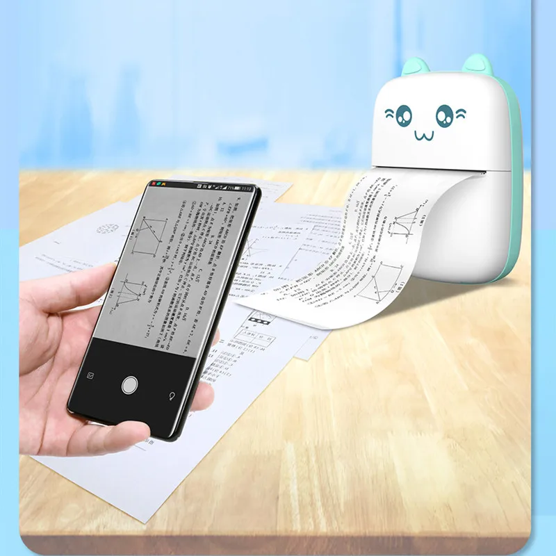 Nešiojamų Terminis Spausdintuvas Popierius, Foto Kišenėje Mini Terminis Spausdintuvas 58 mm Spausdinimo Belaidžio 
