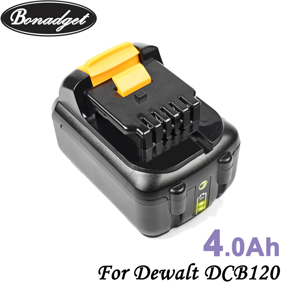 Bonadget 6000mAh 4000mAh Pakeitimo DCB120 Baterija Dewalt 10.8 V DCB120 DCB121 DCB123 DCB125 Galios Įrankis 6.0 Ah Li-Ion Baterijos