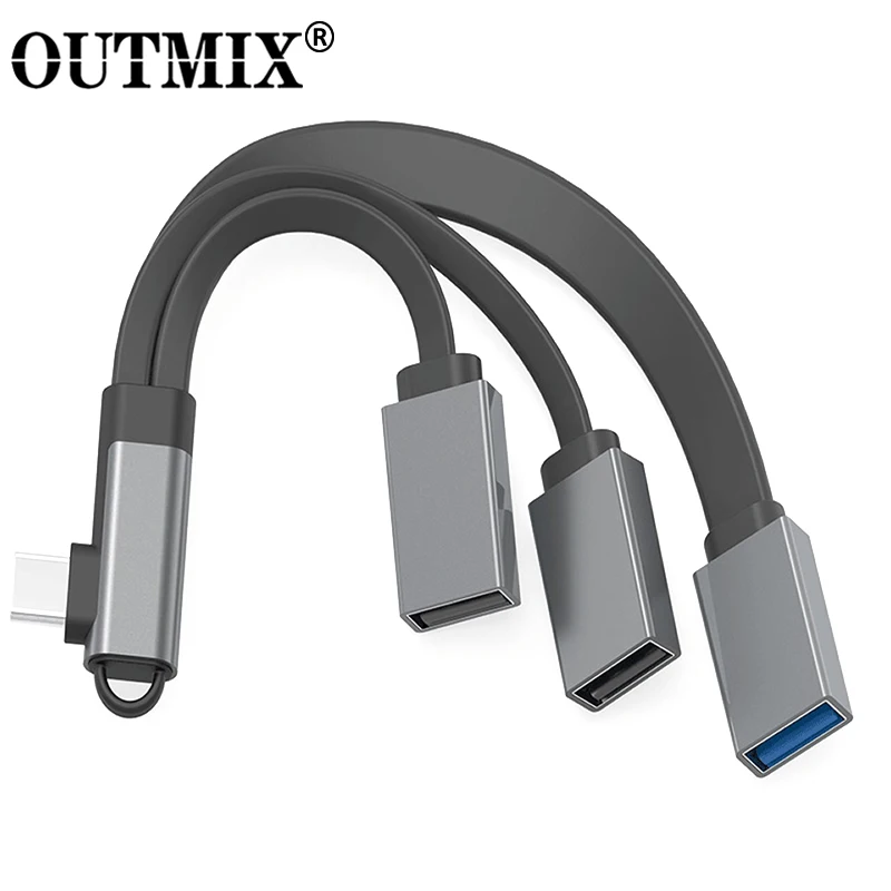 OUTMIX USB C Laidas OTG Adapterio Tipas-c su USB 3.0/2.0 kabelis Male į USB Moterų U Disko konverteris, skirtas 