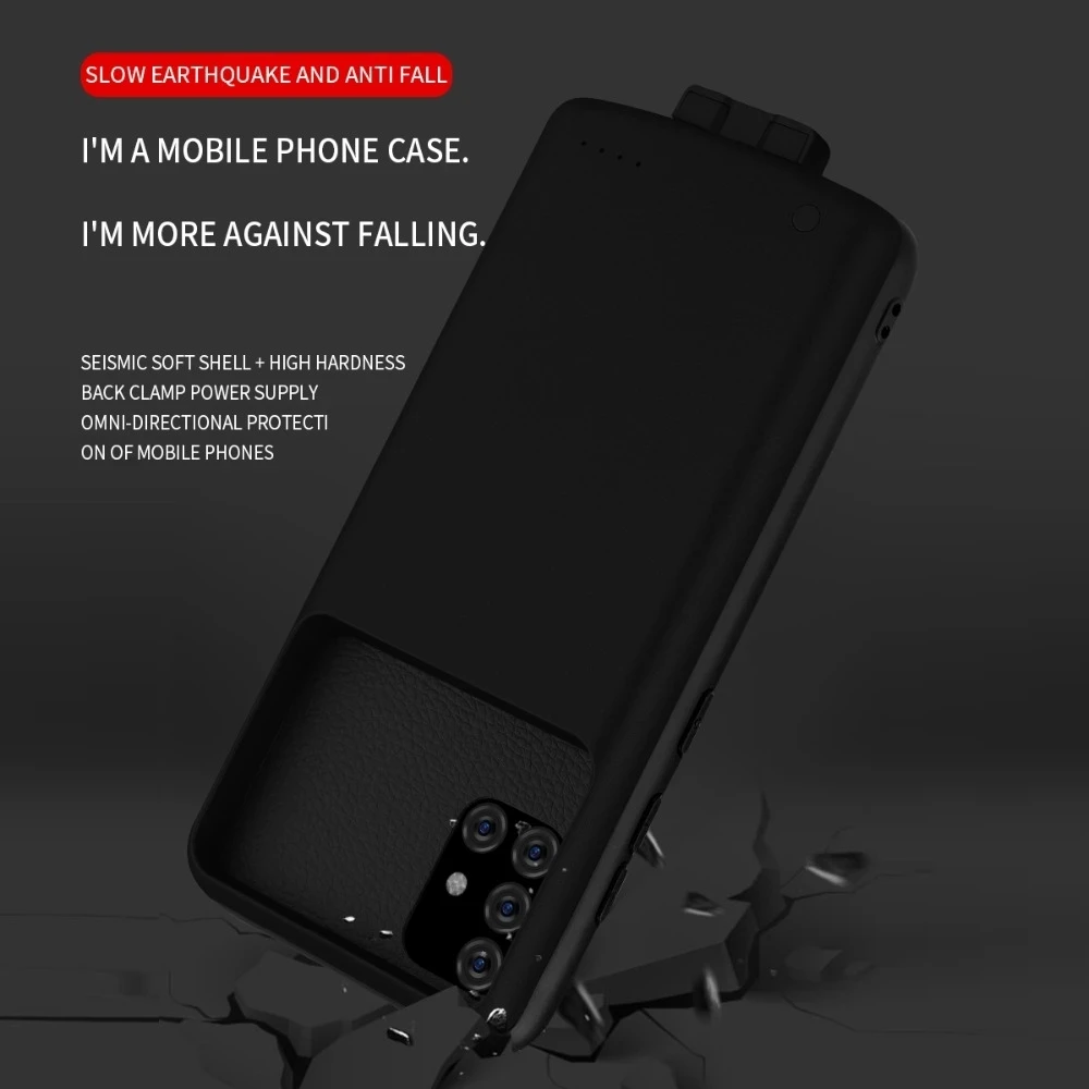 Magnetinio Baterijos dėklą Samsung Galaxy A21S Naują išmanųjį Telefoną, Baterijos Kroviklis Atveju Galios Banko Galaxy A21S Baterija Atveju