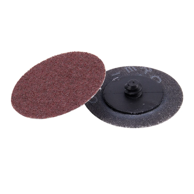 50 VNT 2 colių /50 mm, 80 Smėlis Roll Užraktas Roloc Šlifavimo Diskas Šlifavimo Pagalvėlės
