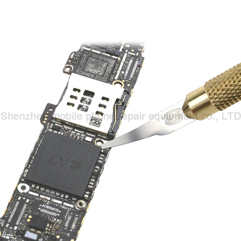 IC pagrindinės Plokštės Lustą Remonto Ploni Ašmenys Teardown Tools Pašalinti Klijų Valymo Smalsauti Peilis iPhone A8 A9 A10 A11 CPU Šalinimo Peilis