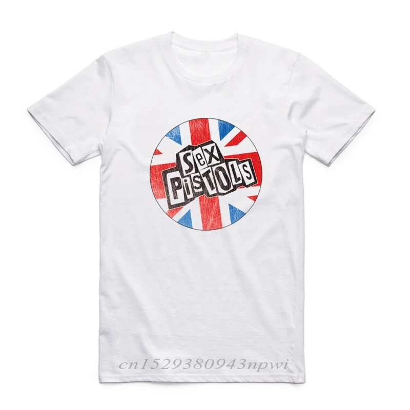 Azijos Dydis Mados Vyrų Spausdinti Punk Rock Sex Pistols marškinėliai trumpomis Rankovėmis O-Kaklo Roko Grupė Cool Atsitiktinis Viršų Tee Marškinėliai