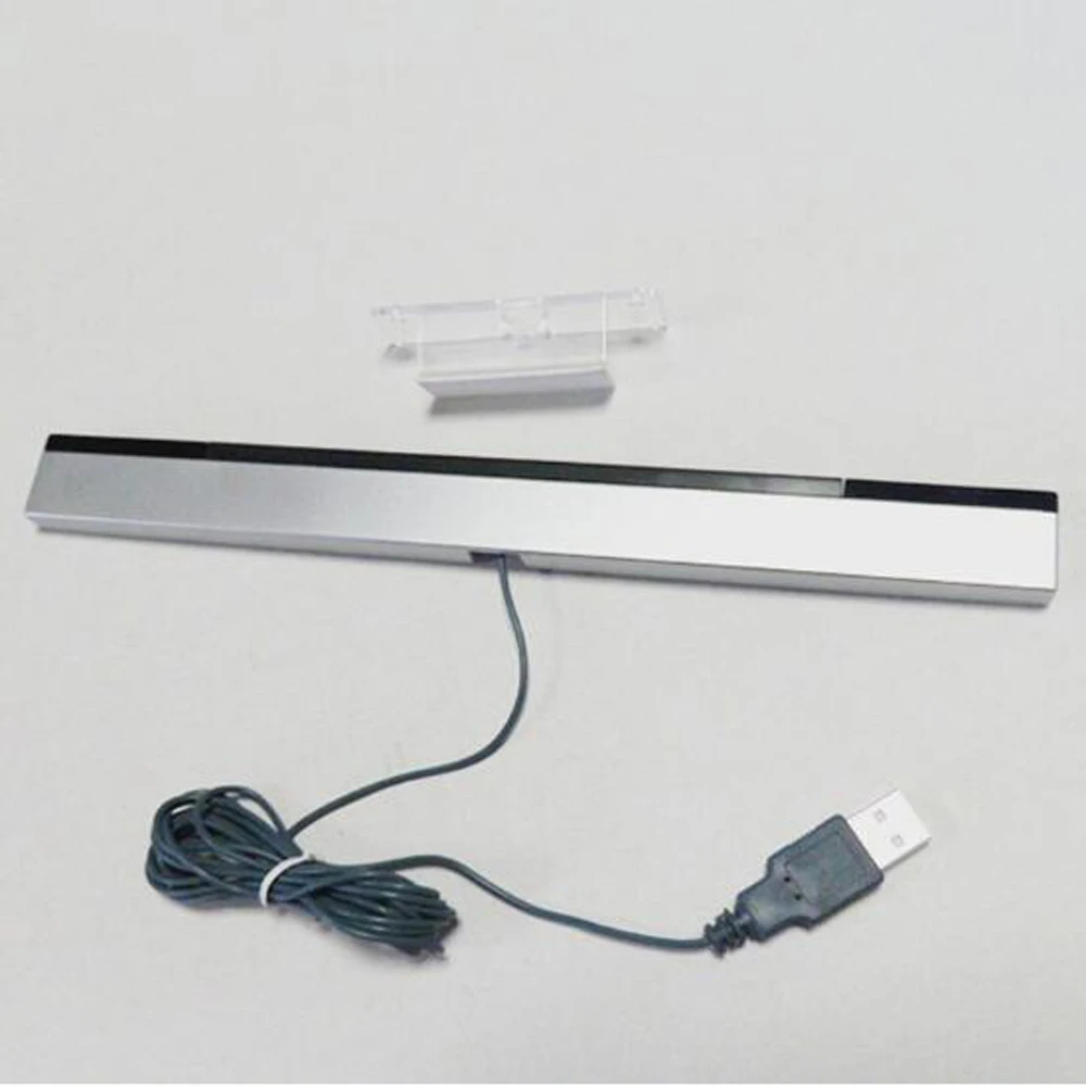 20pcs Naujas USB Infraraudonųjų spindulių TV Ray Laidinio Nuotolinio valdymo Jutiklis Baras Imtuvas Induktyvumo Nintendo Wii Konsolės