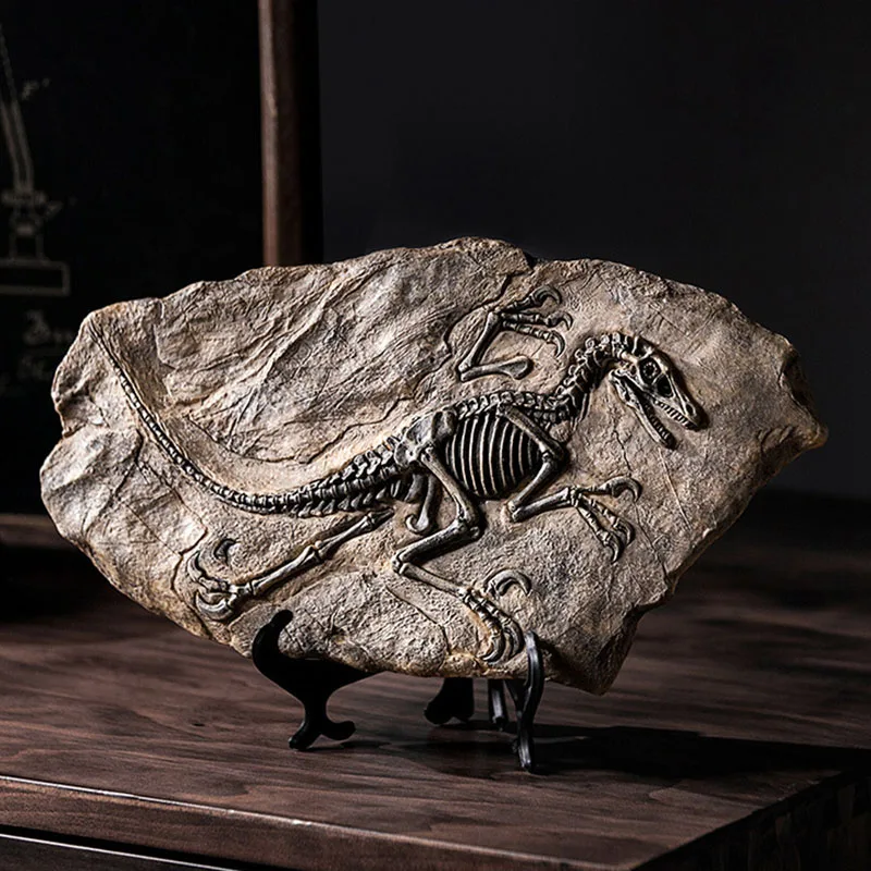 Antikos Stiliaus Dervos Dinozaurų Iškastinio Figūrėlės Stalo, Namų Dekoravimo Reikmenys Dinozaurų Kaukolės Skulptūra Kambarys Ornamentu Namų Dekoro