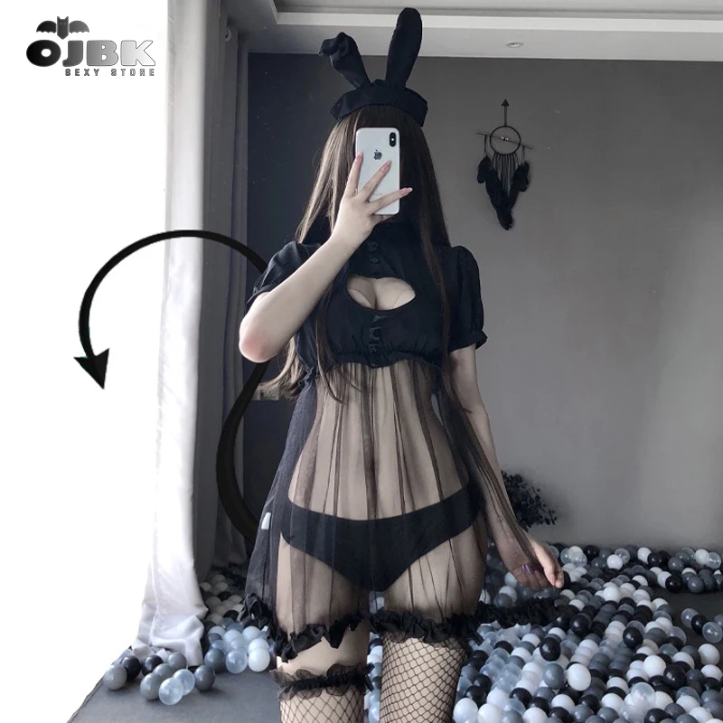Sexy Bunny Mergina Cosplay Kostiumų Triušis Bodysuit Erotika Aprangą Moteris Anime 3 Spalvų Suvynioti Krūtinės Saldus Uodega Sekso Dovana