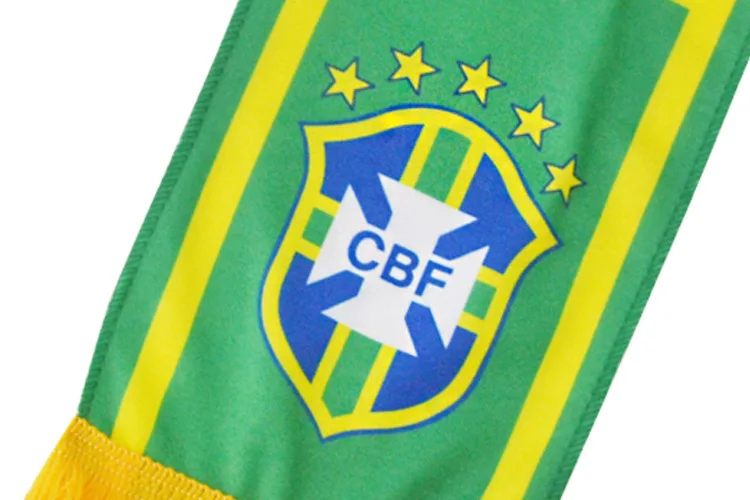 Pasaulio futbolo Čempionato Brazilijos futbolo tautos Gerbėjai Medvilnės Šalikas