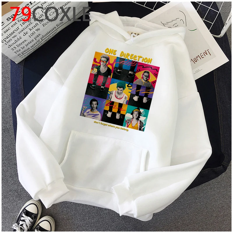 Viena Kryptimi Harry Styles hoodies moterų harajuku y2k estetinės spausdinti moterų megztinis anime Negabaritinius