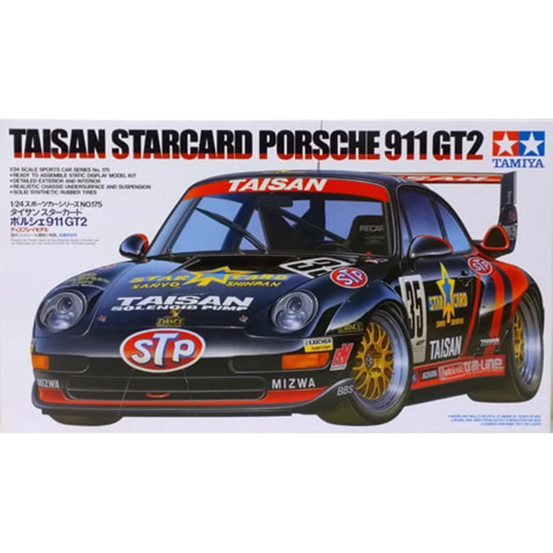 1/24 TAMIYA 24175 TAISAN STARCARD 911 GT2 modelis hobis