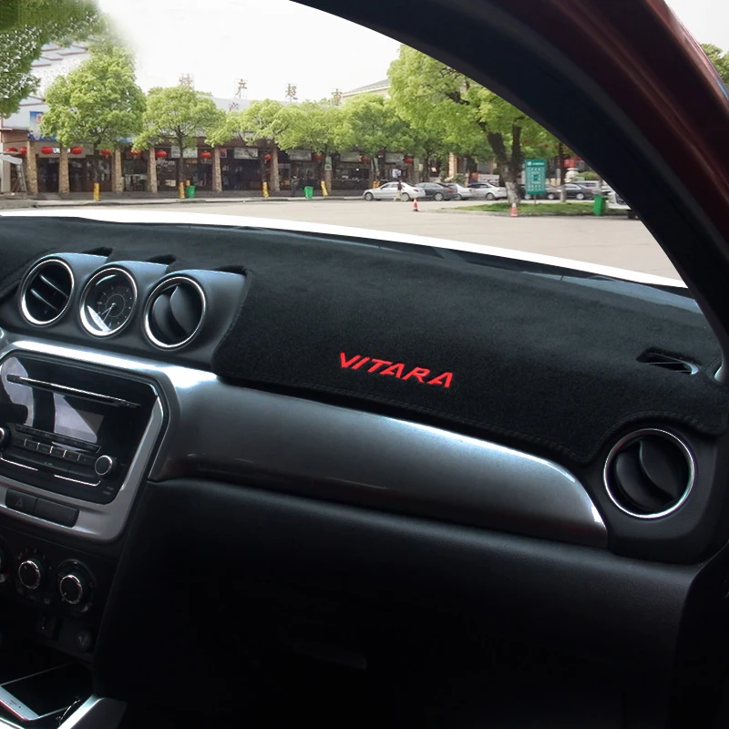 Už Suzuki Vitara LY 2016 2017 2018 2019 2020 Automobilio prietaisų Skydelio Dangtelį Brūkšnys Mat Saulė Pavėsyje, Trinkelėmis Instrume Skydelis Kilimai Priedai