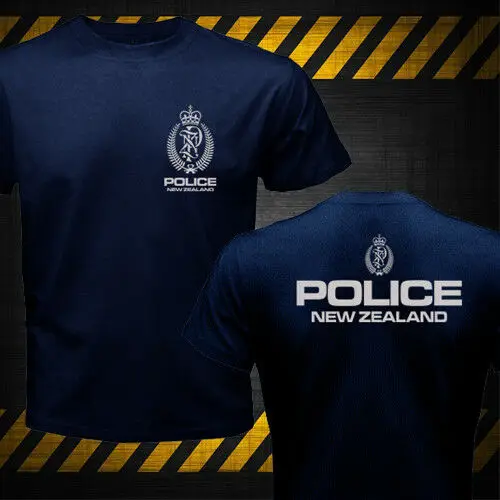 Naujų Retų Naujosios Zelandijos Policija Mentai Karinio Jūrų Laivyno Kokybės Medvilnės Mens Print T-Marškinėliai, Medvilnės Suknelė Marškinėliai