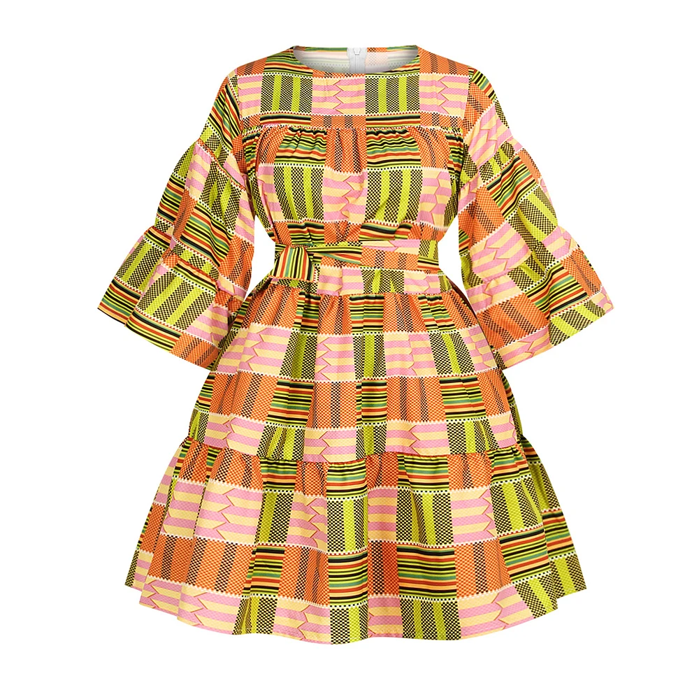 2020 Naujas vasaros atsitiktinis suknelė Amerikos, europos drabužių plius dydis Afrikos suknelės moterims ropa de mujer skraiste africaine femme