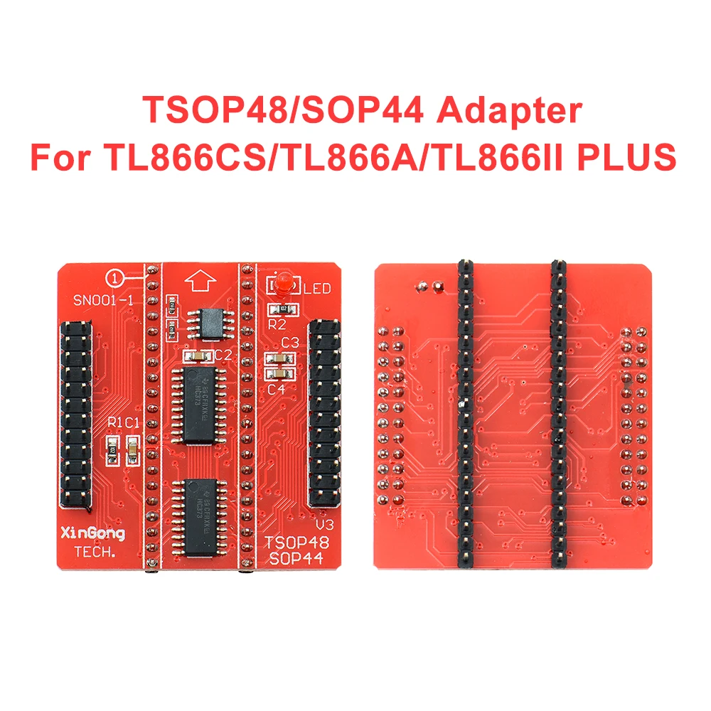2019 Originalus TSOP48 SOP44 ZIF Adapterio rinkinys, skirtas MiniPro TL866II TL866A TL866CS Universalus Programuotojas V3 Bazės Adapteris