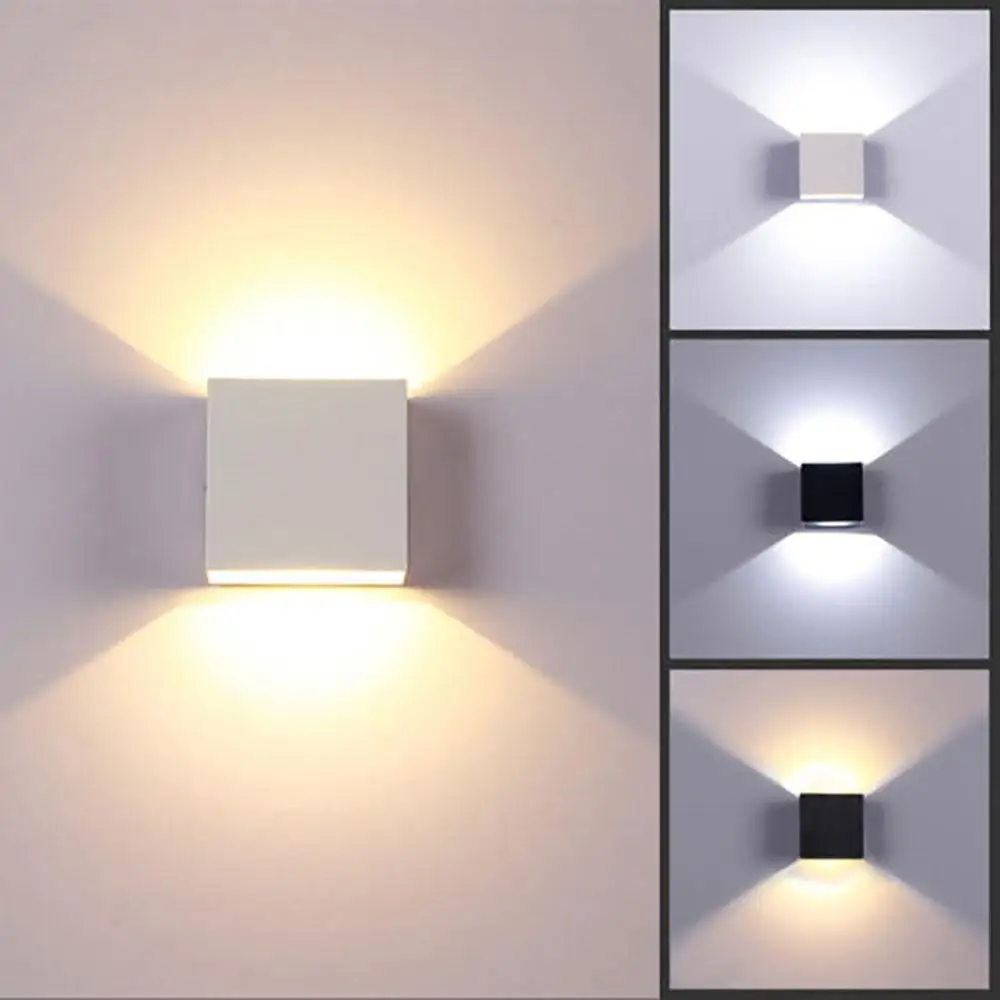 Šiuolaikinės 6W LED Sienų apšvietimo Aliuminio Atspalvio Lempa Spot Apšvietimas Namuose Miegamojo Puošmena Šviesos CSV
