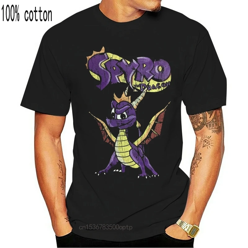 Spyro The Dragon Logotipas Adult T-Shirt