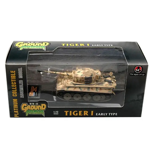 Trimitininkas 1:72 Preliminarus tipas vokietijos sunkusis tankas Tiger 1943 36207 gatavo produkto modelis
