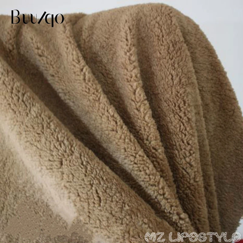 Buulqo 100*140cm rudens ir žiemos medvilnės velveteen pliušinis audinys super minkštos antklodės pamušalas ėriukų audinio iki skaitiklio