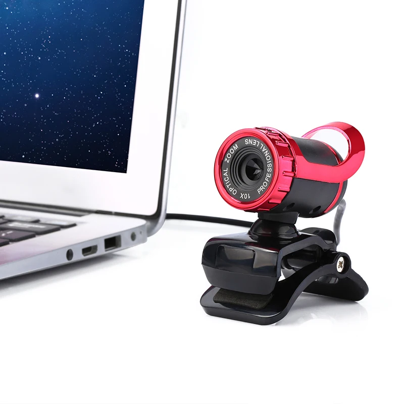 360 Laipsnių Pasukti Webcam USB 2.0 12MP HD Aukštos raiškos Kompiuterio Kamera Su integruotu Mikrofonu 30FPS PC Nešiojamas kompiuteris