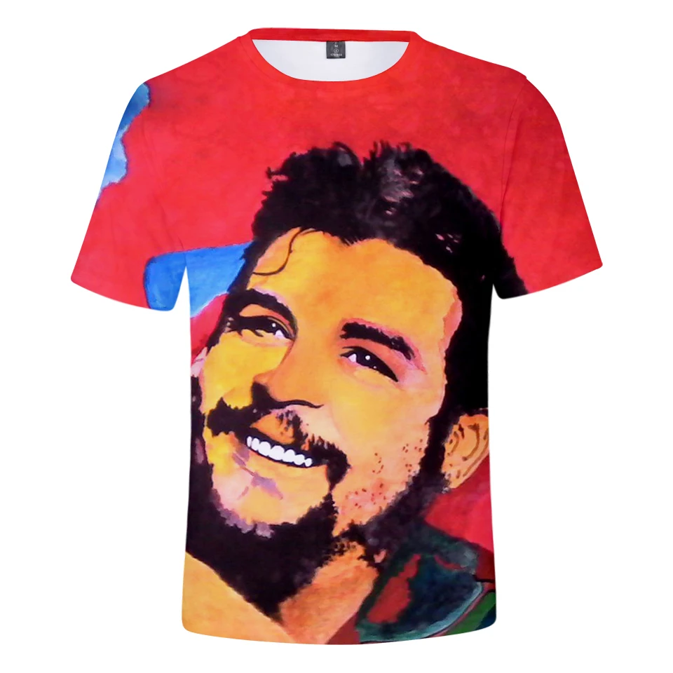 Che Guevara 3D Atspausdintas Mados marškinėliai Moterims/Vyrams Vasaros trumpomis Rankovėmis 2018 Laisvalaikio Stiliaus Marškinėlius Madinga Streetwear Tee Marškinėliai Užsakymą