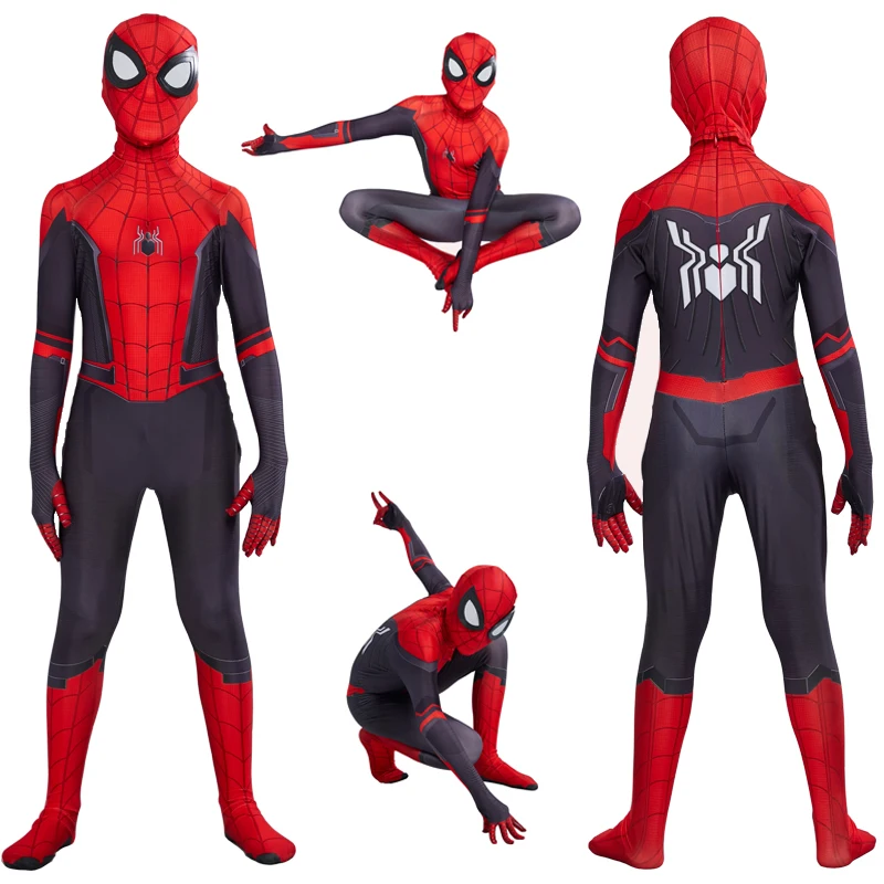 Bazzery Geležis Spider Cosplay Amazing Spider-berniukas, Vyras Helovinas Kostiumas Peter Parker Zentai Kostiumas Superhero Bodysuit Vaikams Suaugusiųjų