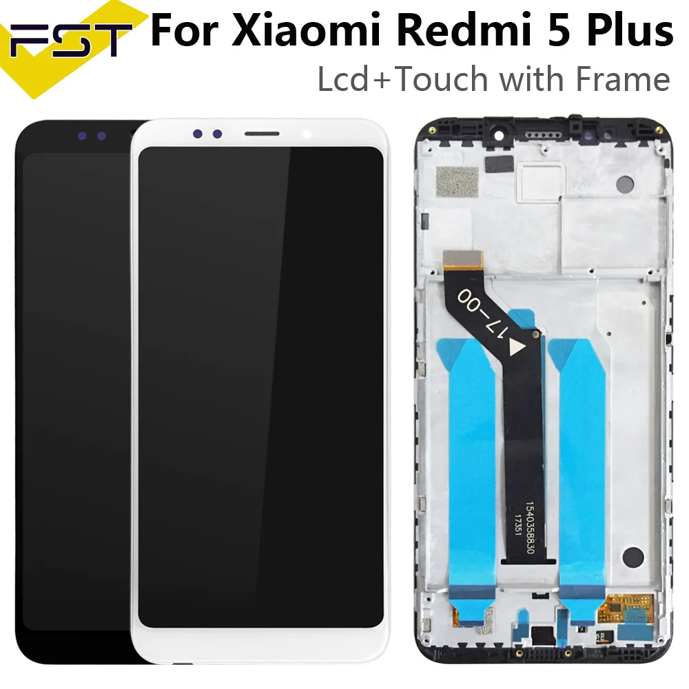 Už Xiaomi Redmi 5 Plus Ekranu Išbandyti LCD Ekranas+Touch Ekranas komplektuojami Su Rėmo+Įrankiai Xiaomi Redmi5 Plius 5.99 colių