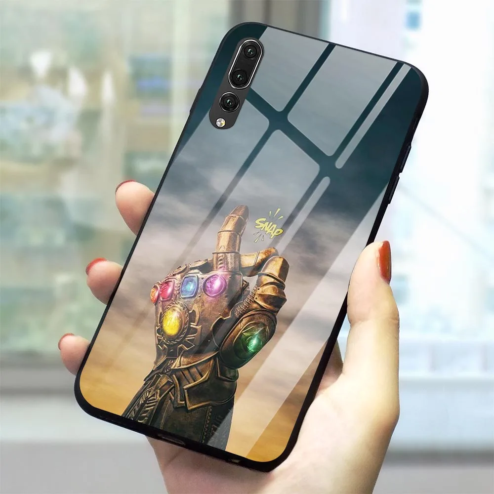 Thanos Infinity Grūdinto Stiklo danga P Smart 2018 Telefono dėklas 30 Lite P20/30 Pro Mate 20 Lite 7A Pro Y6 Y9