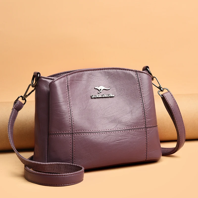 Naujas prabangus rankinės moterims, krepšiai dizaineris aukštos kokybės odos crossbody krepšiai moterų 2020 m. atsitiktinis multi-pocket pečių krepšiai