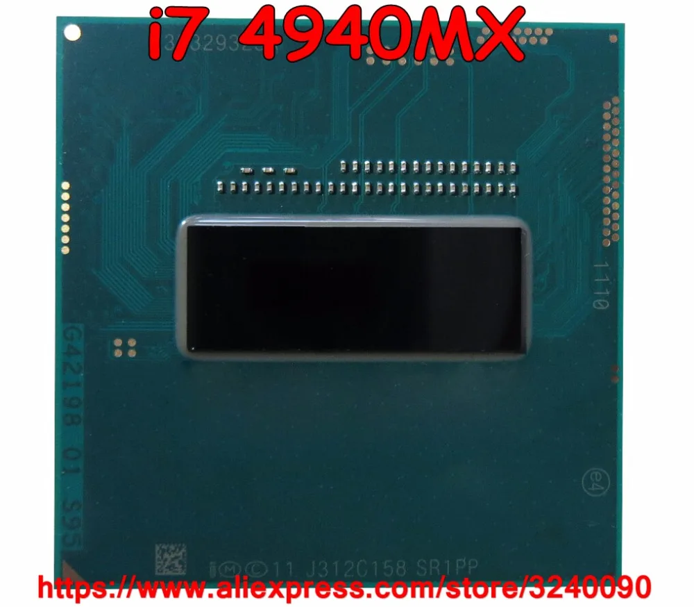 Originalus lntel Core i7 4940mx SR1PP CPU (8M Cache/3.1 GHz,-4.0 GHz/Quad-Core) i7-4940mx Nešiojamas procesorius nemokamas pristatymas