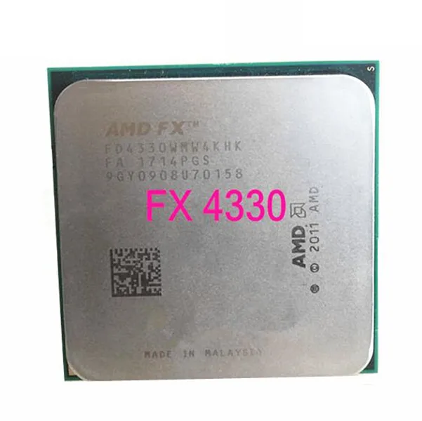 AMD FX 4330 FX-4330 Socket AM3+ Quad-Core CPU veikia Desktop Procesorius nemokamas pristatymas