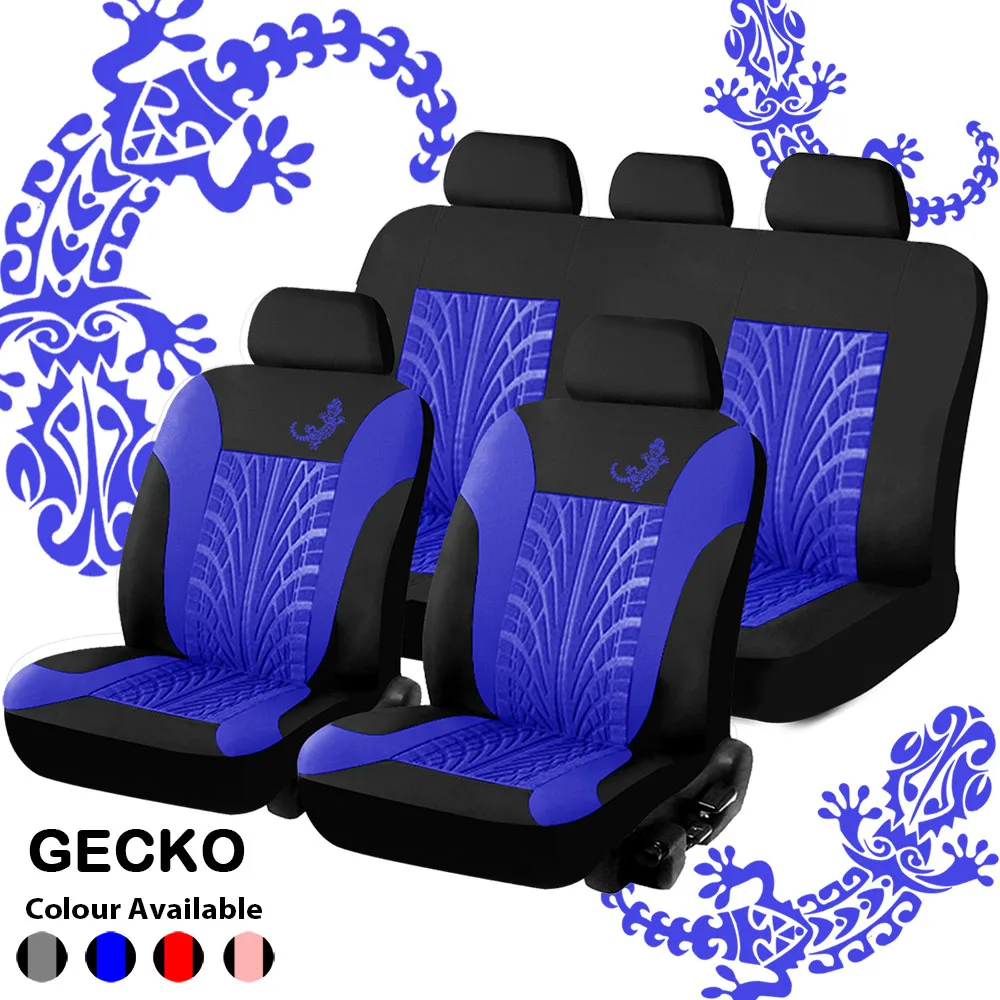 Universalus Mados Stiliaus, Pilnas komplektas Gecko Automobilio Sėdynės Raštas Auto Interjero Aksesuarų Automobilių Automobilių Sėdynės Padengti