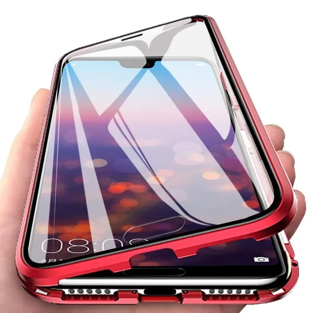 Magnetinio Flip Case For Xiaomi Redmi 9 Pastaba Pro Padengti Dvigubo Stiklo Atvejų Xiaomi Redmi Pastaba 8 Pro 