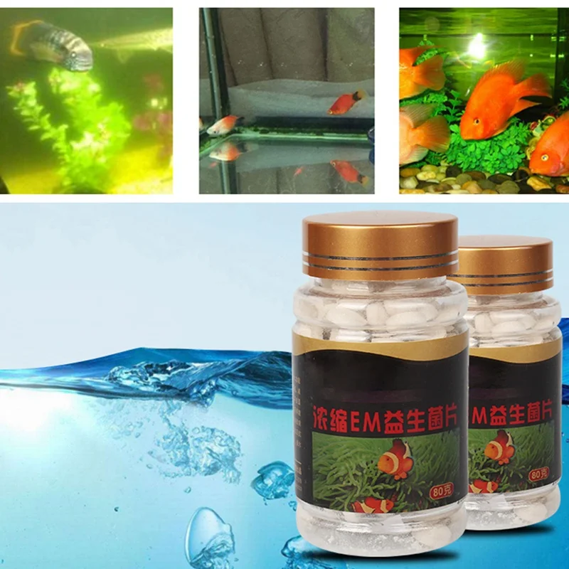 80g 150pcs Akvariumas Nitrifying Bakterijų Kapsulės Akvariumas Probiotikų Virškinimo Tabletes Gėlo Vandens Valymo Žuvų Bakas Jūros