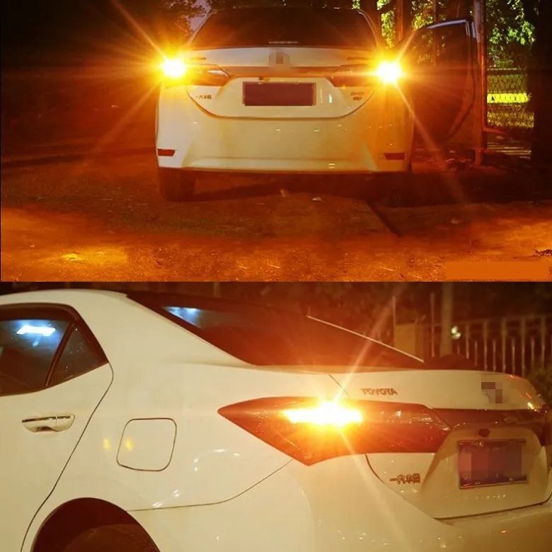 2VNT Automobilio Posūkio Signalo LED Komandą šviesos žibintų keitimo Toyota Prado 2004-2018 12V 10W 6000K