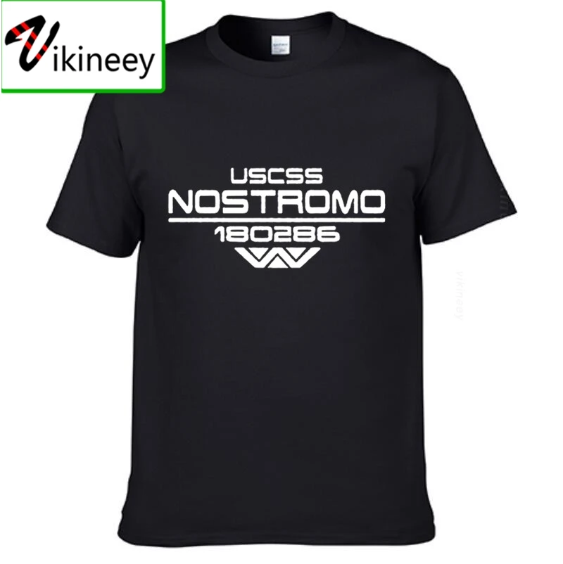 Nostromo Svetimų Užsieniečiams, Scifi Duoklė Kalėdų Dieną T-Shirt Mens Juokingas Vasaros Medvilnės Marškinėliai Custom 