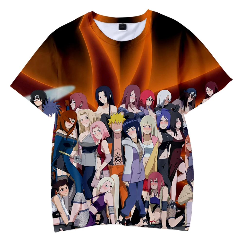 Naruto 3D Spausdinimo Vaikų marškinėliai Mados Vasaros trumpomis Rankovėmis T shirts 2019 Naujas Cool Atvykimo Atsitiktinis Vaikai T shirts