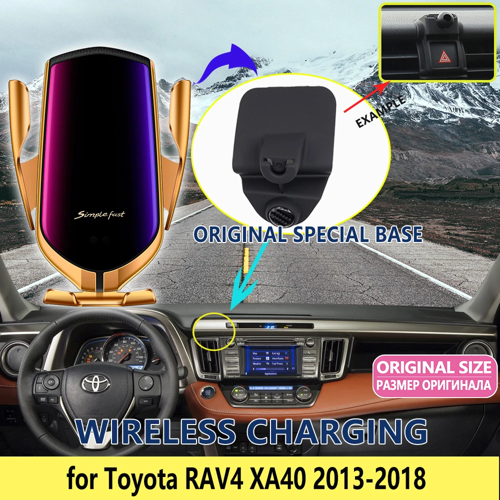 Automobilio, Mobiliojo Telefono Laikiklis Toyota RAV4 RAV 4 XA40 2013 2016 2017 2018 Telefono Laikiklis Automobilių Reikmenys 