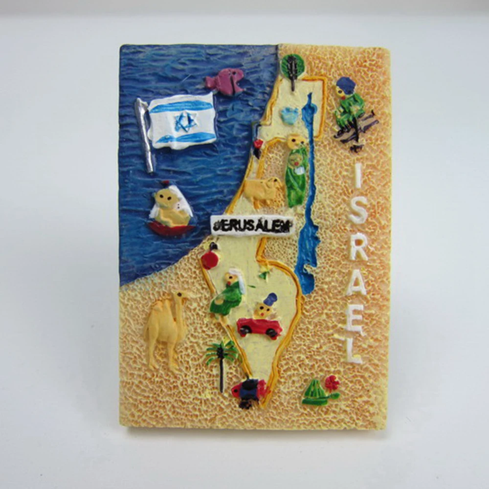 Izraelio Turizmo Suvenyras, Šaldytuvo Magnetų Kūrybos Rankų Darbo Dervos Šaldytuvas Magnetinio Pranešimą Lipdukai Namų Dekoro Apdaila