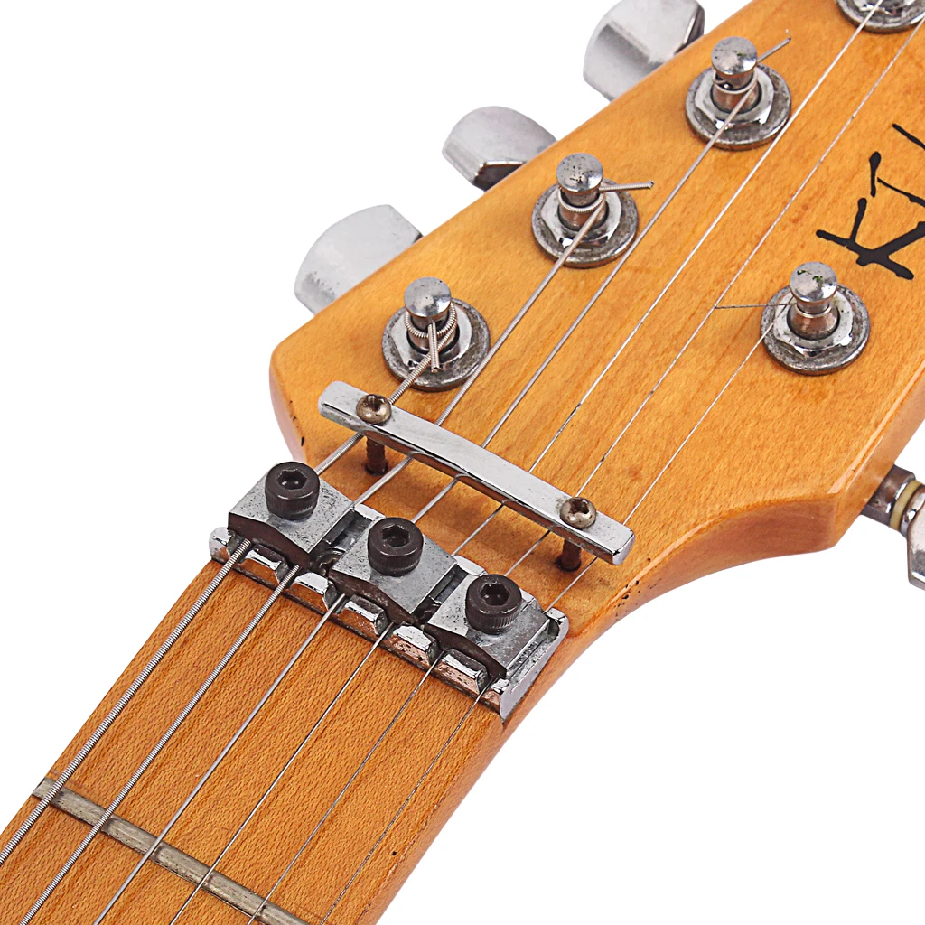 Gitara Fiksavimo Veržlė String Lock + 42mm String Laikiklis Bar & Varžtai Elektrinės Gitaros Priedai, Dalys Gitara